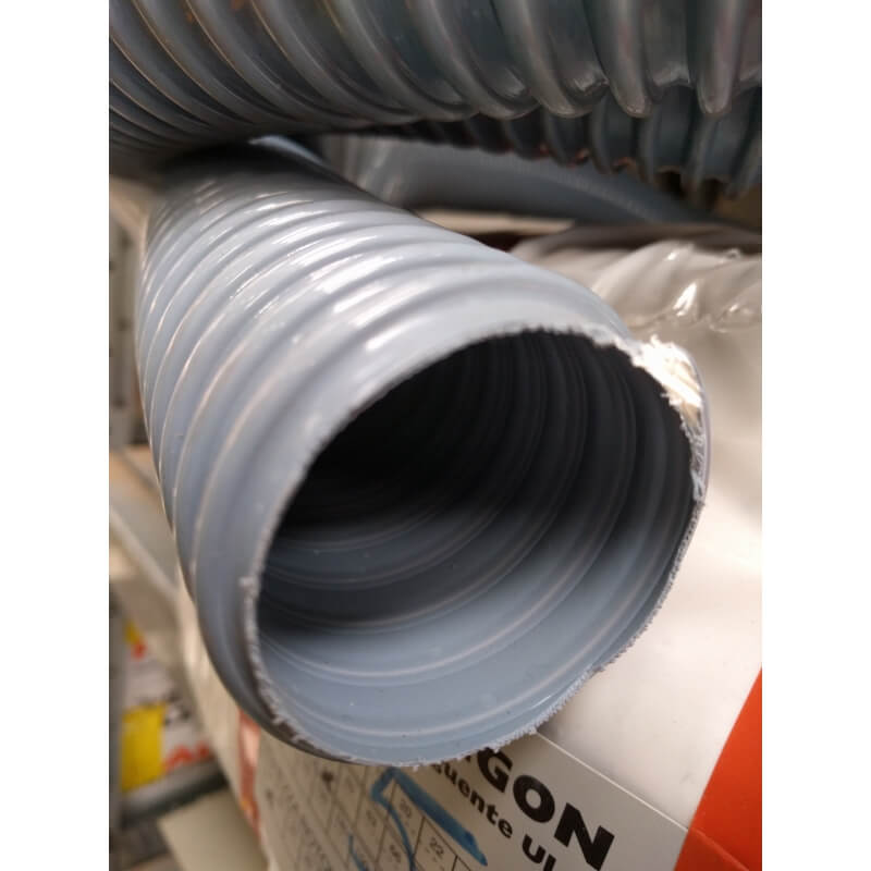 Tubo flessibile in PVC per aspirazione e passaggio aria e fumi